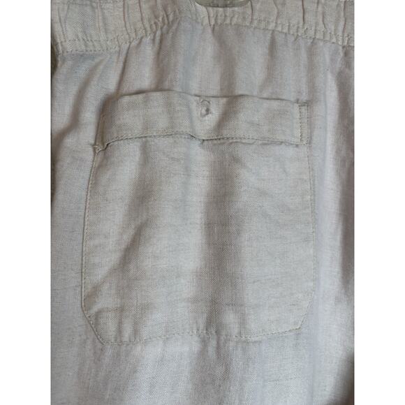 Ocean & Coast Womens‎ 100% Linen Pants Beige Straight XLarge Beach XL - Picture 7 of 10
